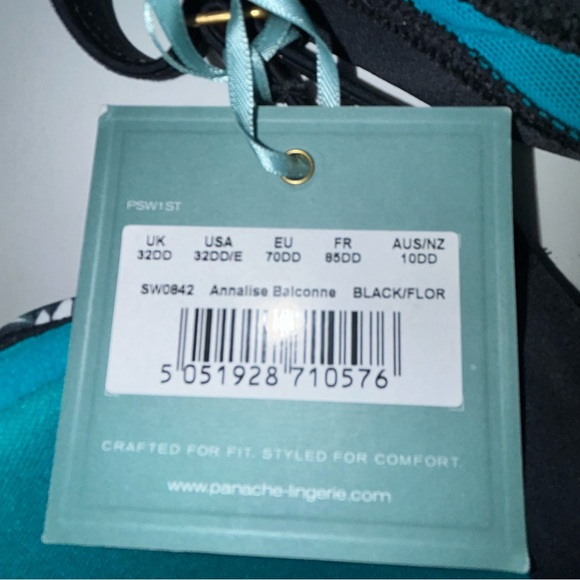 Panache Annalise Balconne bikini top size‎ 32DD/E NWT - Picture 9 of 11